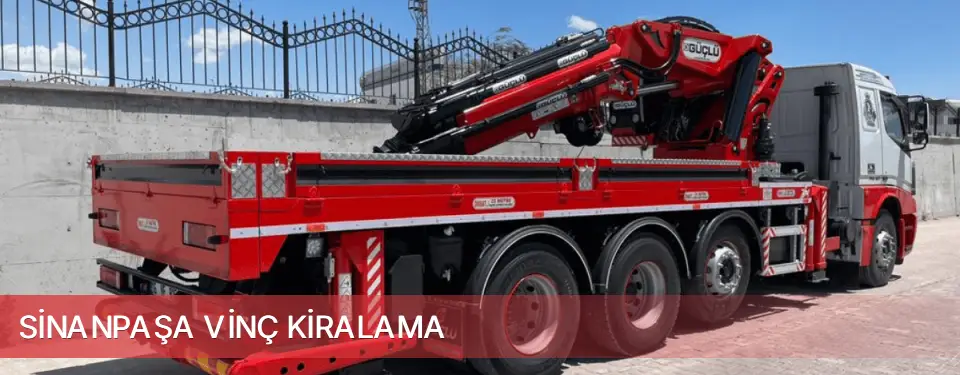 Sinanpaşa İlçemi Vinç Kiralama